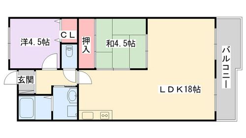 リバージュ 1の間取り
