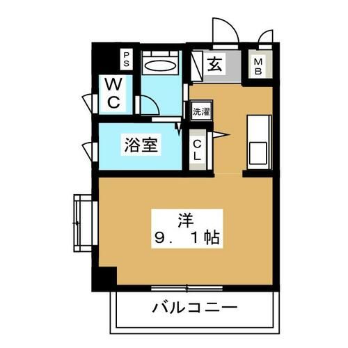 スクエア栄の間取り