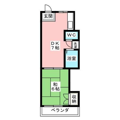 国府宮マンションの間取り