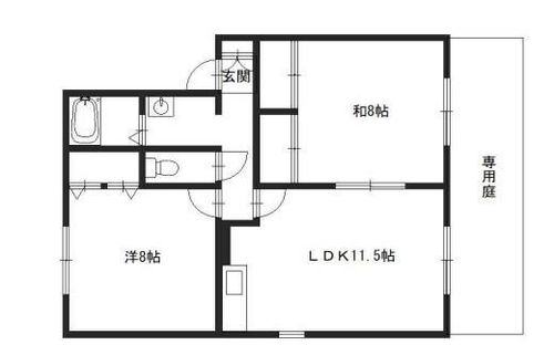 メゾンプランタニエールの間取り