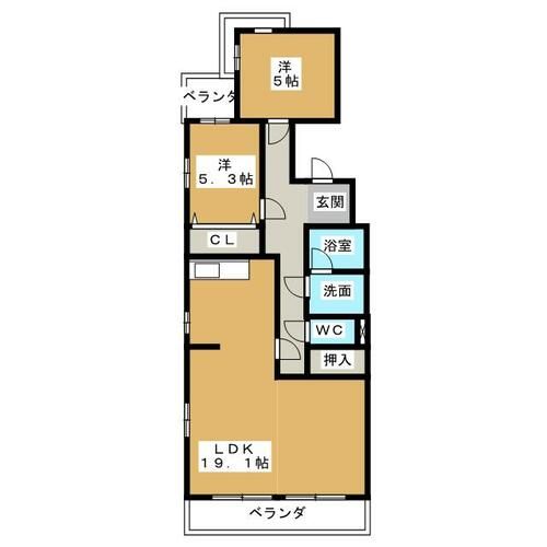 サンハイツ小幡の間取り