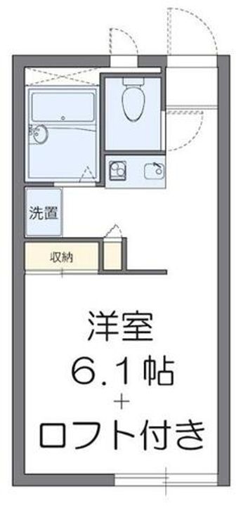 レオパレスブルーリバーの間取り