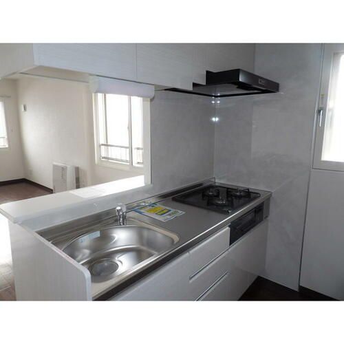 北海道札幌市豊平区月寒東二条3丁目(マンション)の賃貸物件のキッチン