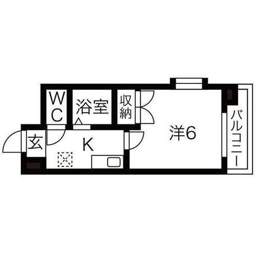 クリステイジ正徳401の間取り