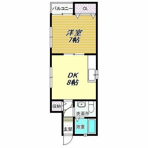 F・Residence富田林1Fの間取り