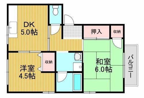 サンフル狭山の間取り