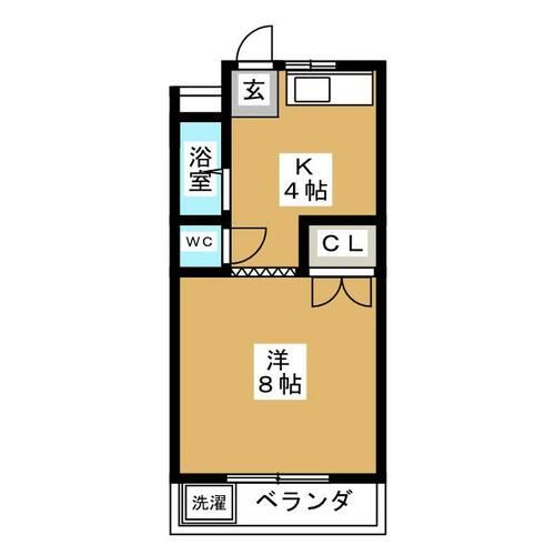 ハイム舞 B棟の間取り