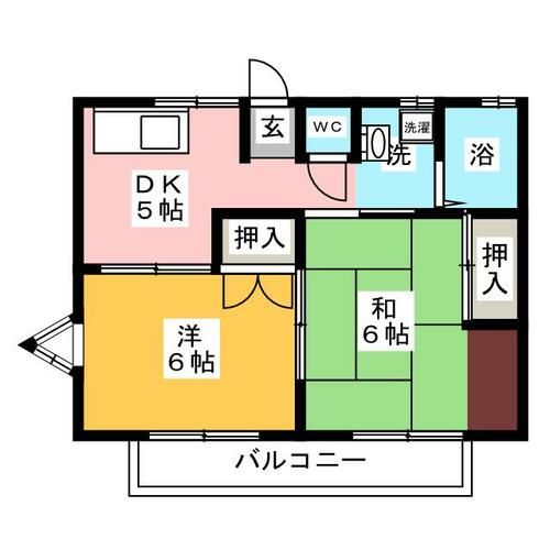 ドミール保呂の間取り