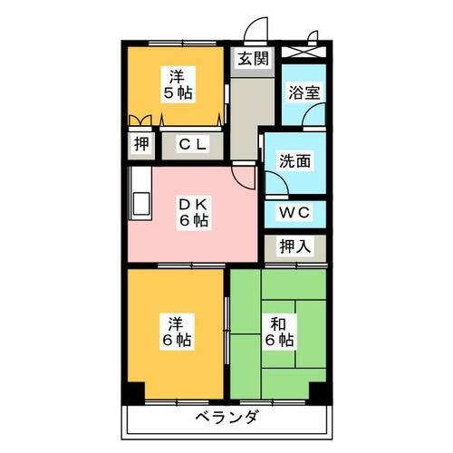 コンフォート森山の間取り