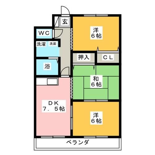 ウイングヒルズ神田の間取り