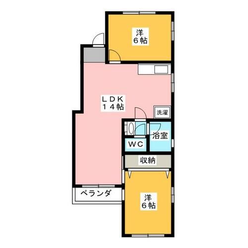 源氏ハイツの間取り
