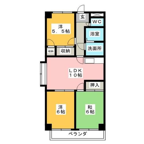 すずの樹ガーデンの間取り
