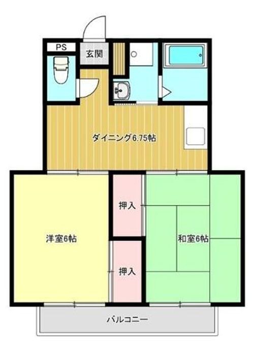 ウイング竹田の間取り