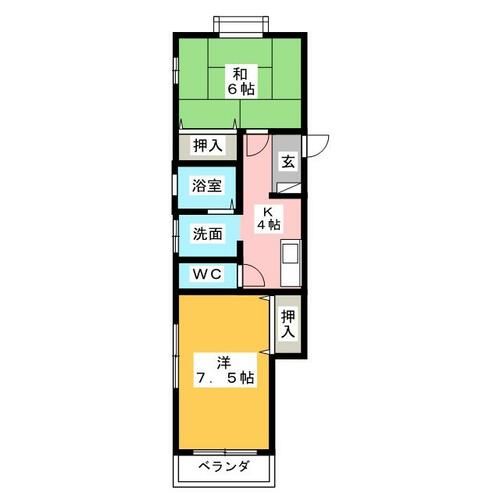 スプリングイーストの間取り