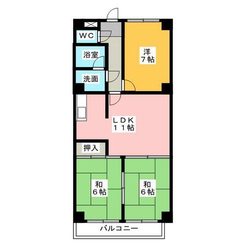 K・Sマンションの間取り
