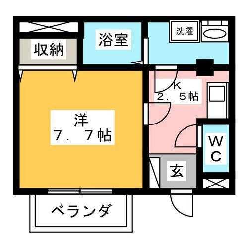ワッフルの間取り