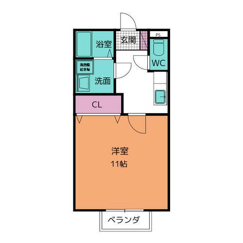 ティーワン日高の間取り