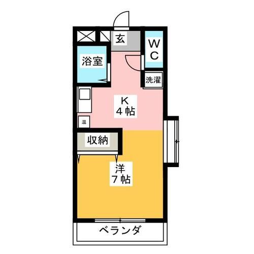 シャトレ旭の間取り