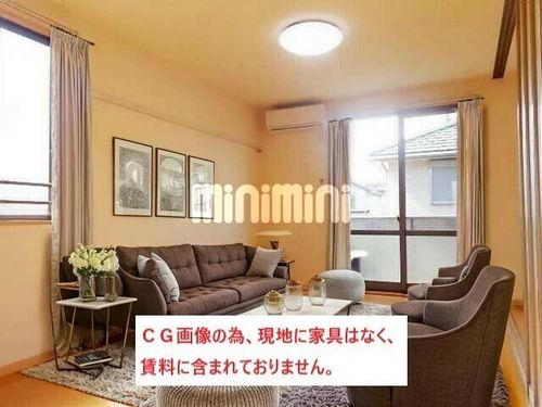 桃花ホームズ B棟の居間