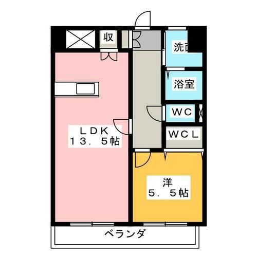 Tyinity(トリニティ)305の間取り