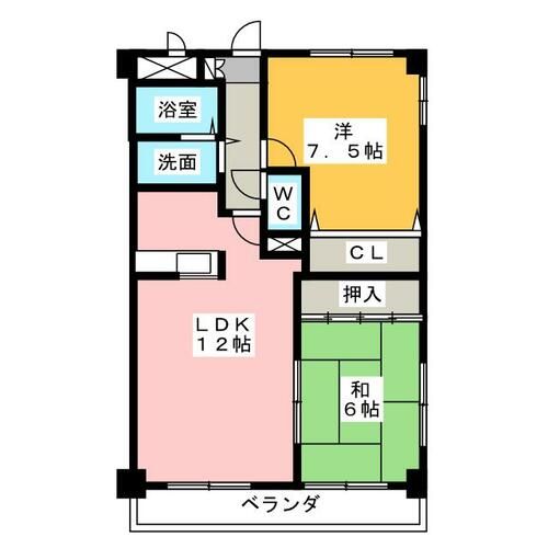ジュネス平出302の間取り