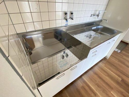 兵庫県神戸市長田区西山町3丁目(マンション)の賃貸物件のキッチン