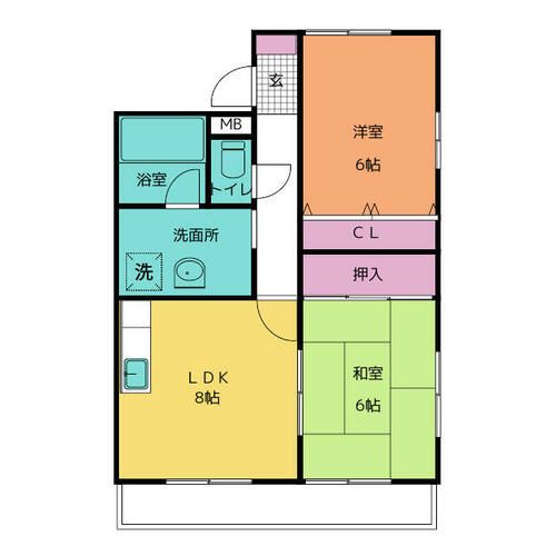 グレイスアサヒの間取り