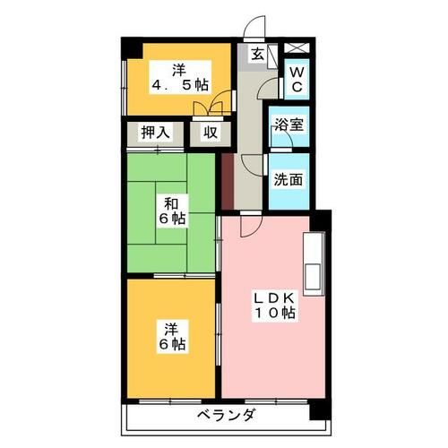 アサヒビルの間取り