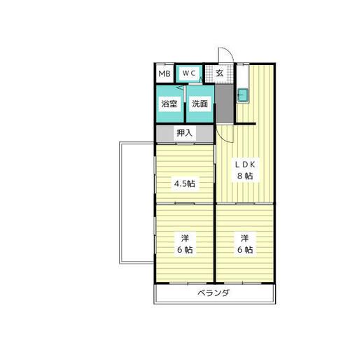 メゾンドール高針の間取り