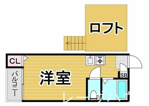 福岡県福岡市南区大橋3丁目(アパート)の賃貸物件の間取り
