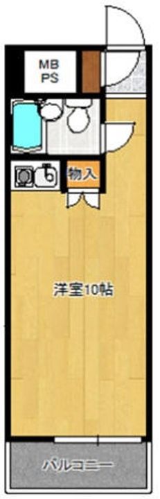 ホワイトパレス北九大前903の間取り