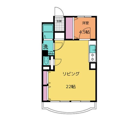 河口ビルの間取り