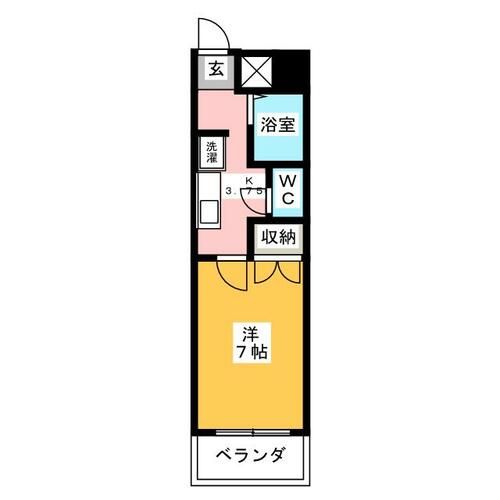エトワール大島の間取り