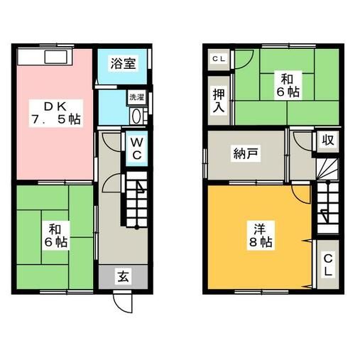 メゾネット三ノ輪の間取り