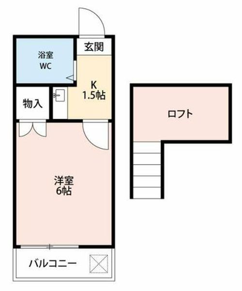 ジュネス芦谷1-2の間取り