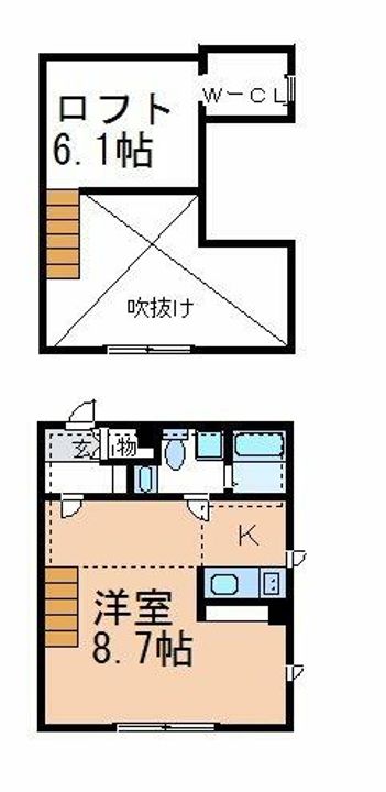 プリマグランデ安城 壱番館107の間取り