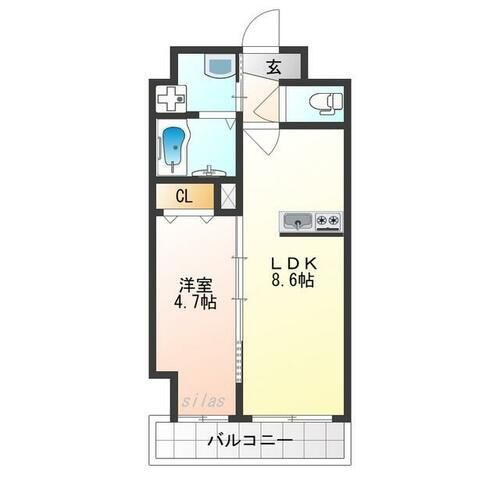 FREEDOM residence藤井寺岡の間取り