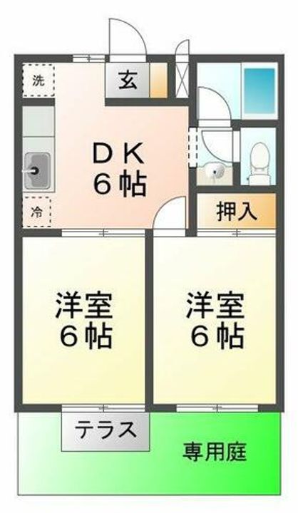 ヴィラ若木の間取り