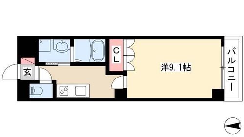 ルーエンハイム切戸102の間取り