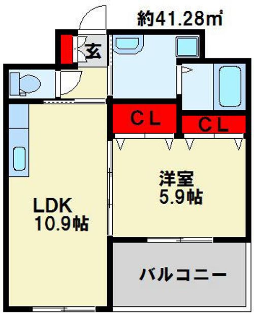 アーリントンの間取り