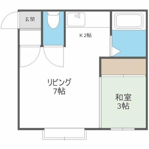 キャッスルK202の間取り
