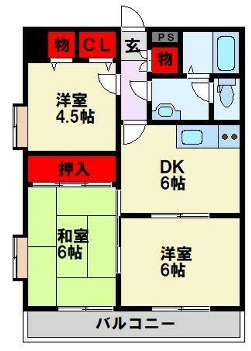 敷田ビル301の間取り