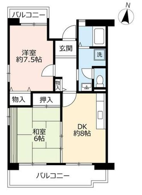 URアルビス伊丹千僧0070204の間取り