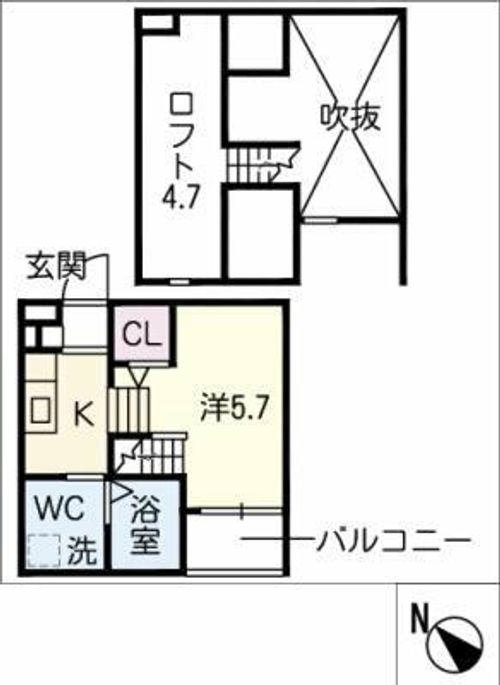 NOBLE(ノーブル)202の間取り
