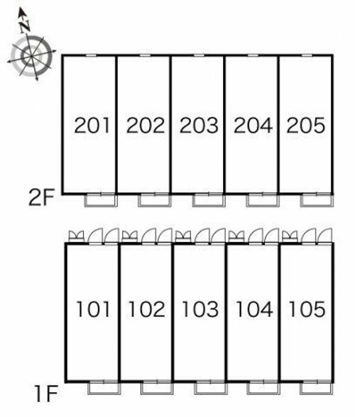 レオパレスみかわ101の地図