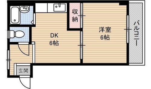 FLAT34茨木313の間取り