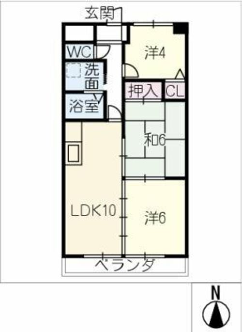 イゾラグランデの間取り
