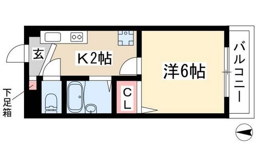 サン・ウエダビルⅠの間取り