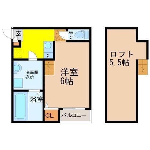 ハーモニーテラス松園の間取り