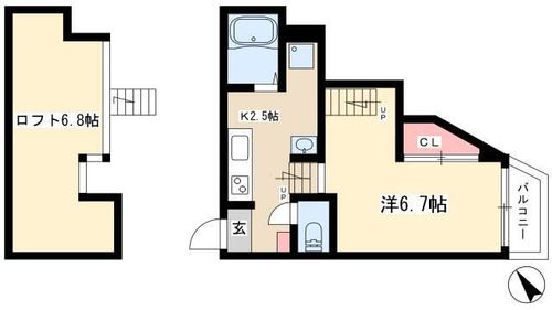 RIZESTルクシアの間取り